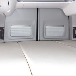 4TOP VW Grand California 600 verschließbares Abschluss-Set für die Ablagemulden in den D-Säulen, Design „Leder Palladium“