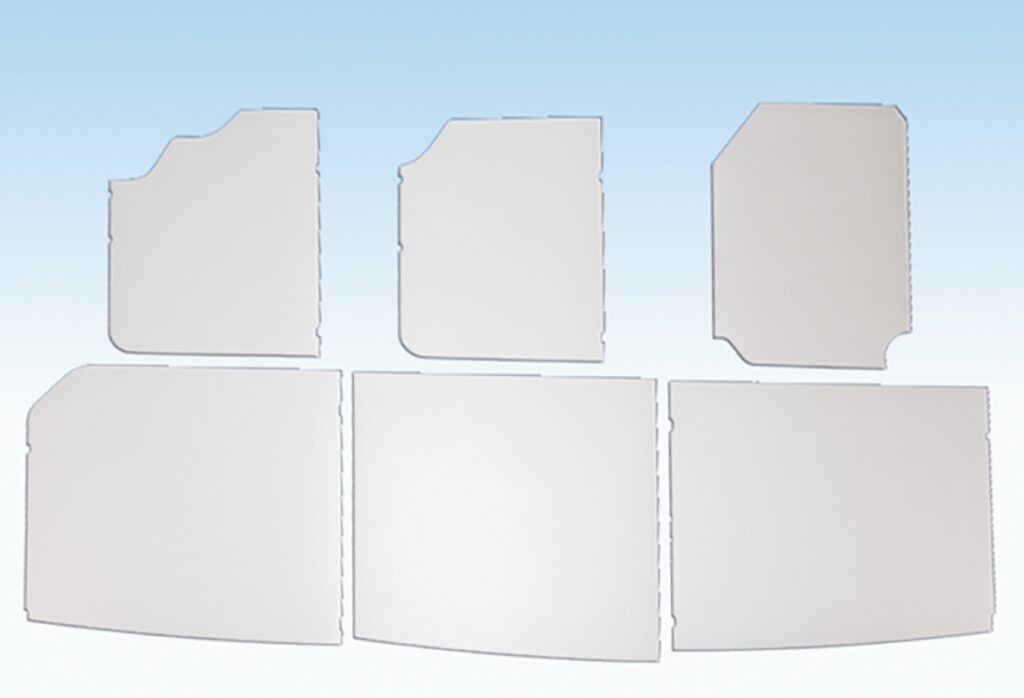 6er-Set Antirutsch-Schutzmatten Volkswagen T6/T5 California Ocean/Coast/Comfortline