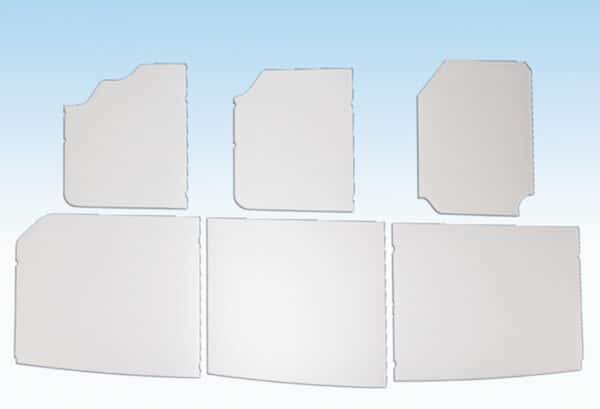 6er-Set Antirutsch-Schutzmatten VW T6/T5 California Ocean/Coast/Comfortline
