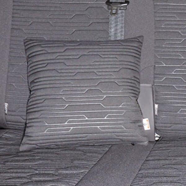 Kissen VW T6.1 California Beach/Multivan, 40 x 40 cm, Design Circuit/Titanschwarz