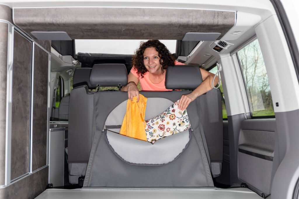 FLEXBAG Bankrucksack Volkswagen T6/T5 California Ocean/Coast/Comfortline, Design Volkswagen T6.1 „Palladium“