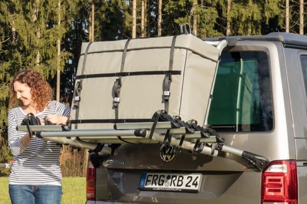 FLEXBAG Cargo für den VW-T6.1/T6-Heckklappen-Fahrradträger VW-Art.-Nr. 7E0 071 104