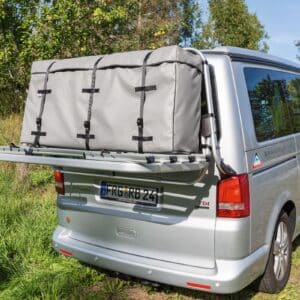 FLEXBAG Cargo VW T6/T5 Heckklappen-Fahrradträger; Art.-Nr.: 7E0071104A und 7E0071104B sowie 7H0071104