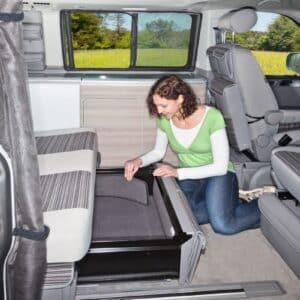 Geräuschdämm-Set für Schublade im Bettkasten der VW T6.1/T6/T5 California Ocean/Coast/Comfortline