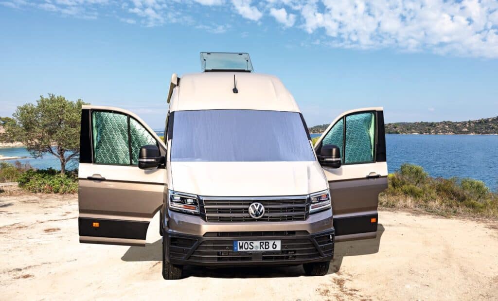 ISOLITE Outdoor PLUS Volkswagen Grand California (1x ISOLITE Outdoor + 2x ISOLITE Inside für Fahrerhaus-Seitenscheiben)