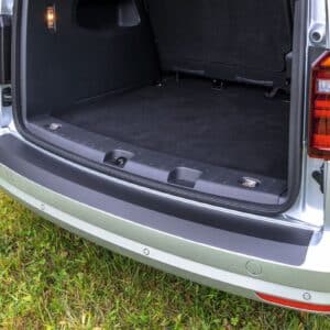 Schutzfolie transparent für lackierte Stoßfänger VW Caddy 4 / 3 (3 ab 2011), Schutzfolie schwarz Stoßfänger lackiert VW Caddy 4 / 3 (ab 2011)