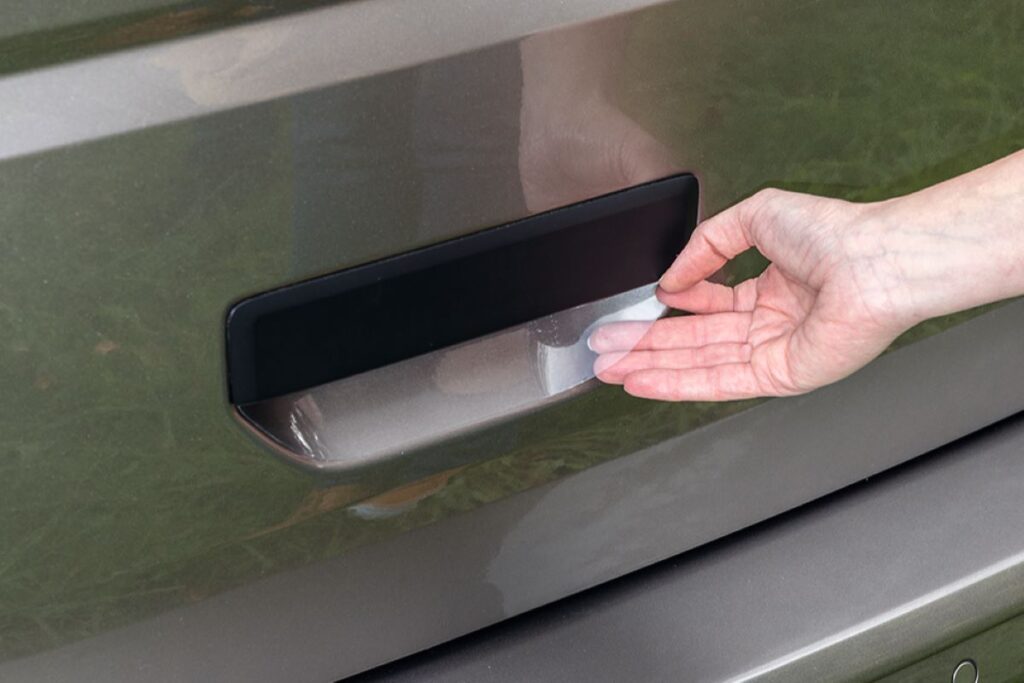 Schutzfolie transparent Heckklappen-Griffmulde Volkswagen T6.1/T6/T5, Volkswagen Caddy 5/4/3