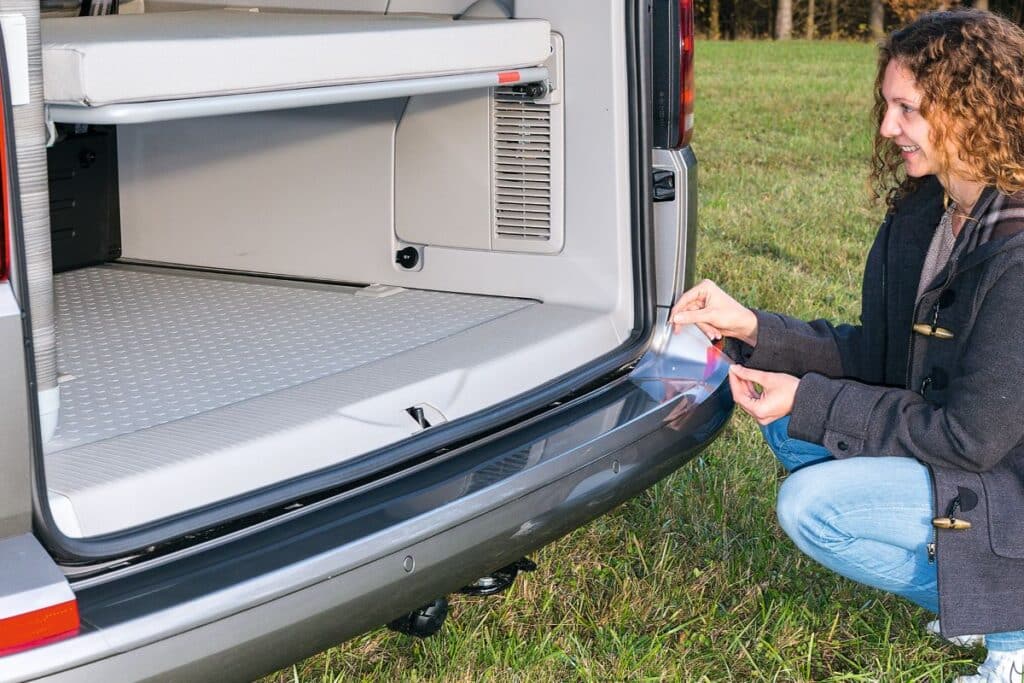 Schutzfolie transparent Stoßfänger lackiert Volkswagen T5 / T6 / T6.1