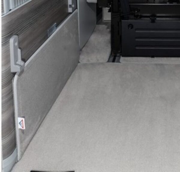 Schutzmatte Schrank Heckladeraum VW T6/T5 California Ocean, Coast, Comfortline, Design „Palladium“
