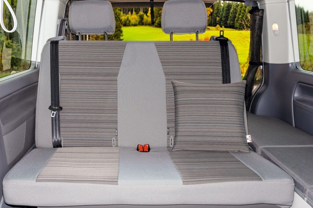 Second Skin Schonbezug Mixed Dots/Palladium 2er-Bank Volkswagen T6.1 California Beach