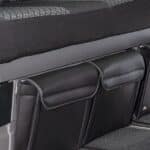 UTILITY 2er-Bank Bettkasten Vorderseite 2 Taschen VW T6.1 California Beach, Design VW T6.1 „Leder Titanschwarz"