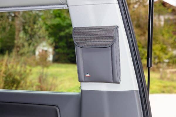 UTILITY D-Säule rechts VW T6.1 California Coast / Beach, Design VW T6.1 „Mixed Dots/Leder Palladium"