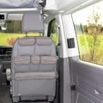 UTILITY Fahrer-Beifahrersitz VW T6.1 California Coast/Beach, Design VW T6.1 „Mixed Dots/Leder Palladium“
