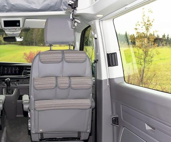 UTILITY Fahrer-Beifahrersitz VW T6.1 California Coast/Beach, Design VW T6.1 „Mixed Dots/Leder Palladium“