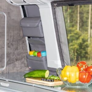 UTILITY fürs Schrankfenster VW T6.1 California Ocean / Coast, Design „Leder Palladium"