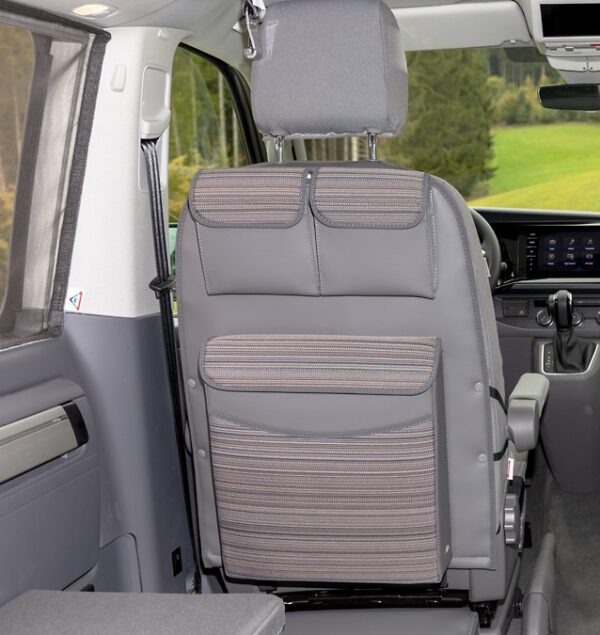UTILITY mit MULTIBOX Maxi Mixed Dots/Leder Palladium Fahrerhaussitze VW T6.1/T6/T5 California Beach/Multivan