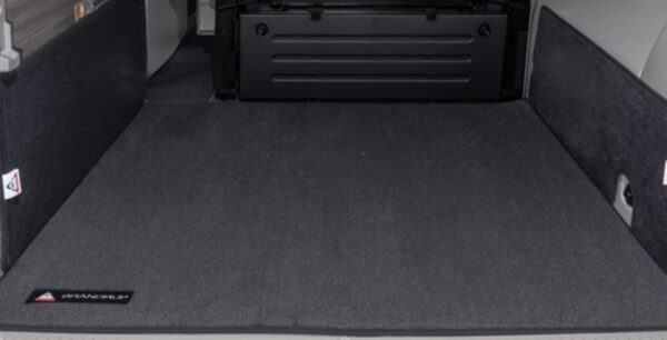 Veloursteppich Titanschwarz Heckladeraum VW T6/T5 California Ocean, Coast, Comfortline