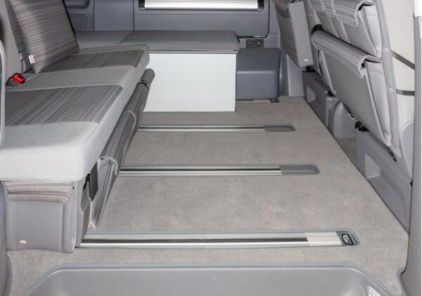 Veloursteppich Fahrgastraum 2er-Bank, VW T6.1 California Beach, Design "Palladium"