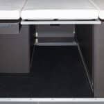 Veloursteppich Heckladeraum VW Grand California 600/680, Design "Titanschwarz"