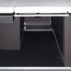 Veloursteppich Heckladeraum VW Grand California 600/680, Design "Titanschwarz"