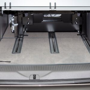 Veloursteppich California Beach 2er-Bank Heckladeraum VW T6.1, Design „Palladium“