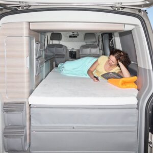 iXTEND Spannbettlaken für iXTEND Faltbett VW T6/T5 California Ocean, Coast, Comfortline