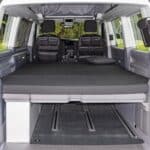iXTEND Faltbett Design Titanschwarz VW T6.1 Multivan und California Beach