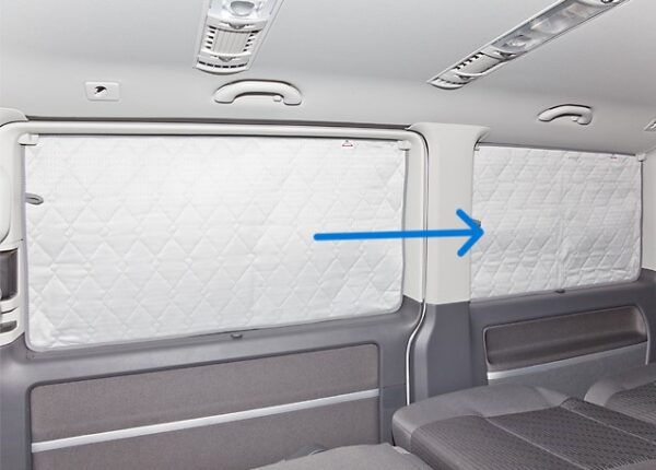 ISOLITE Extreme Seitenfenster C-D-Säule rechts, kurzer Radstand VW T6.1/T6 /T5 (ab 2010 mit Vollverkleidung)