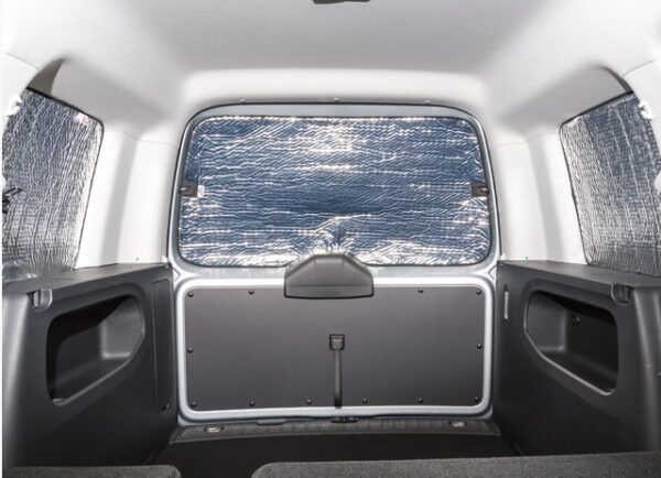ISOLITE Inside Fenster Heckklappe, VW Caddy 4 KR mit Hutablage ISOLITE Inside Heckfenster, VW Caddy 4 LR mit Hutablage