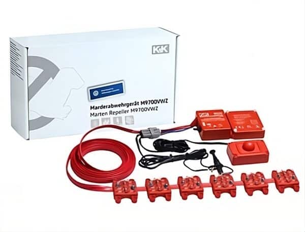 KuK M9700 Marderabwehrgerät Multikontaktbürsten Ultraschall (batteriebetrieben)