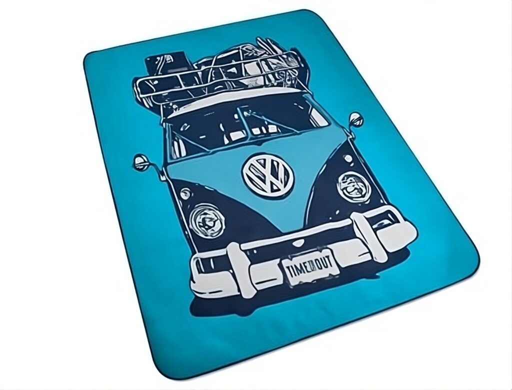 Original Volkswagen T1 Picknickdecke Reisedecke Nummer 7E9084509
