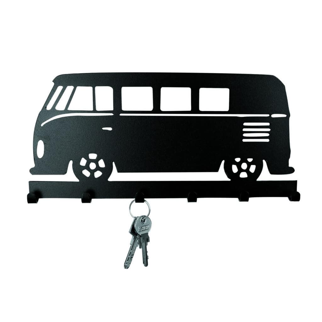 Volkswagen T1 Schlüsselbrett Edelstahl schwarz