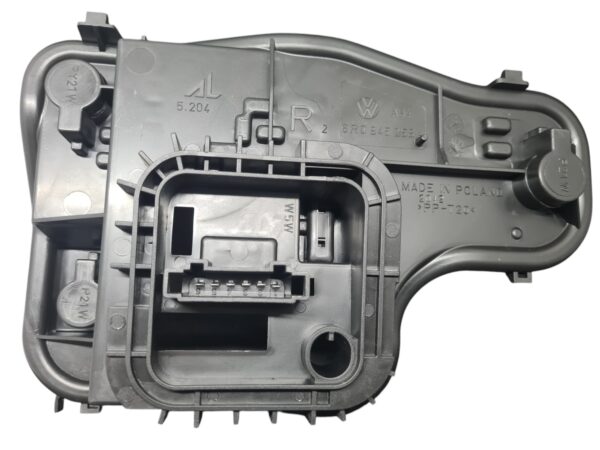 Original VW Polo 5 (6R) Lampenträger hinten rechts Heckleuchte 6R0945258A Rückseite