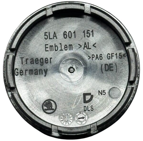 4x Skoda Radnabenabdeckung Felgendeckel Nabendeckel Radkappen 5LA601151-WOQ – Bild 2