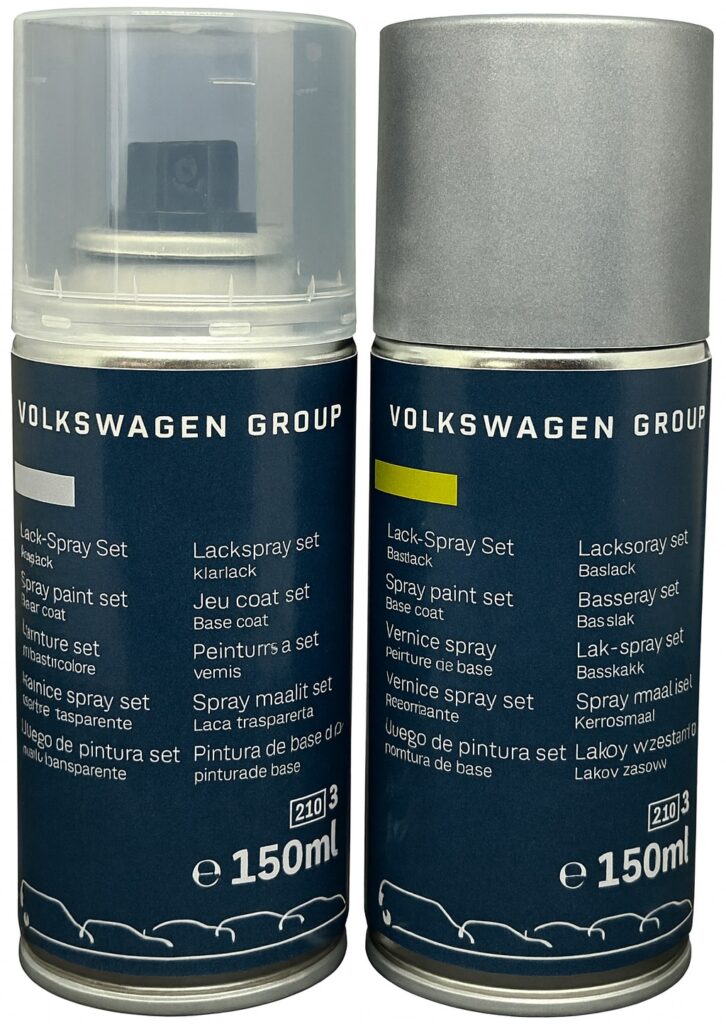 Original Volkswagen Audi Lackspray-Set Deep Black-Perleffekt / Orcaschwarz-Metallic LLS0P6C9X