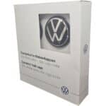 1x Set Dynamische Nabenkappe für LM-Felge mit VW Logo 000071213D