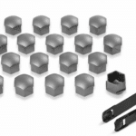 Skoda Radschraubenabdeckungen Schraubenblenden 20 Stück inkl. Abziehwerkzeug 000071215P Z37