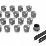 Skoda Radschraubenabdeckungen Schraubenblenden 20 Stück inkl. Abziehwerkzeug 000071215P UZ7