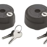 Uebler 19650 2x abschließbare Knebelmutter Diebstahlsicherung