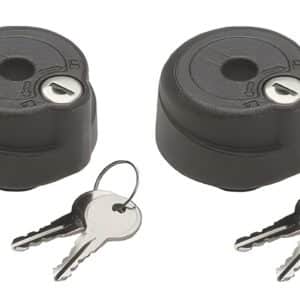 Uebler 19650 2x abschließbare Knebelmutter Diebstahlsicherung