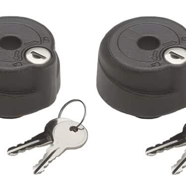 Uebler 19650 2x abschließbare Knebelmutter Diebstahlsicherung