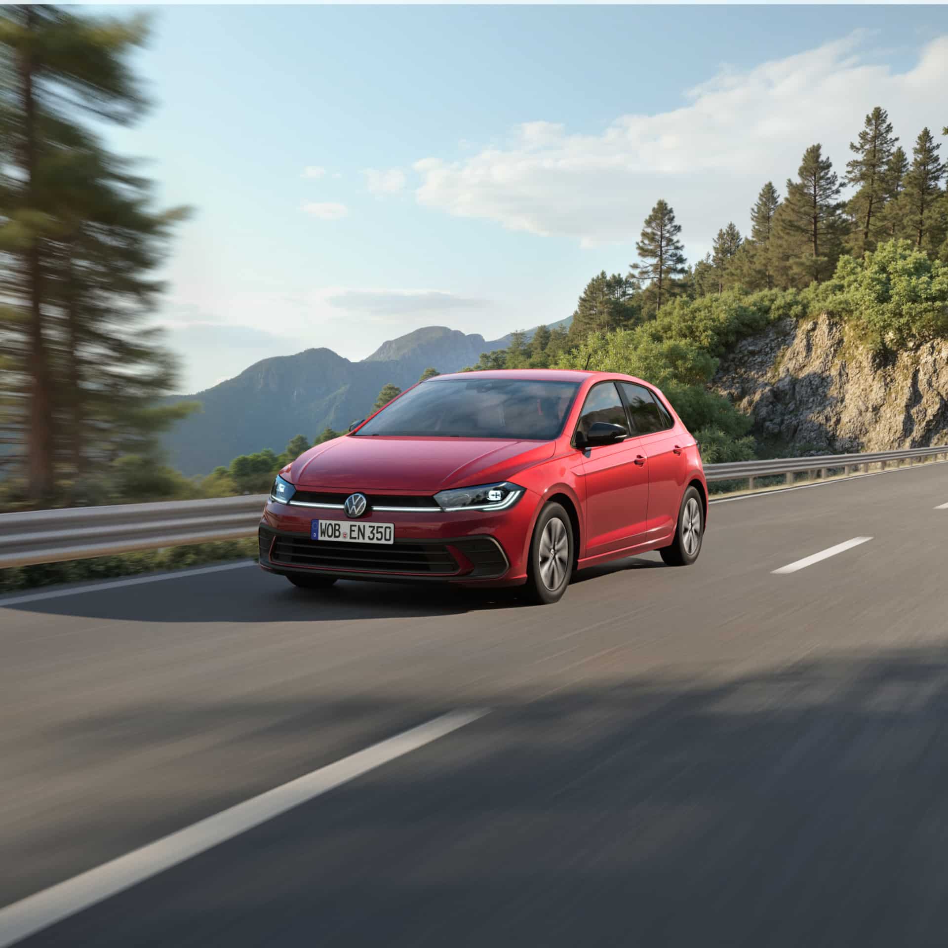 VW Polo 2025 - Kompakter Kleinwagen mit sportlichem Design und modernen LED-Scheinwerfern