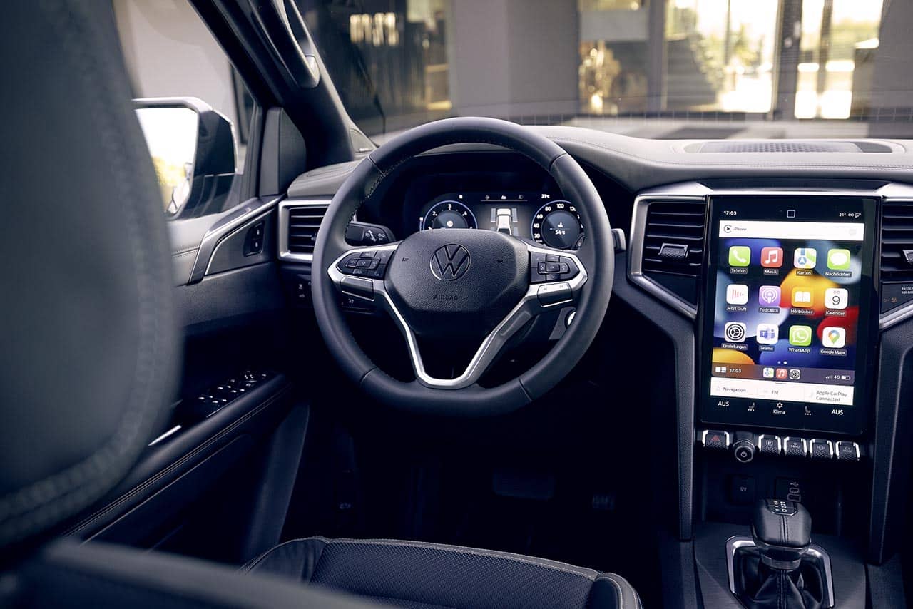 Hochwertiger Innenraum mit Digital Cockpit, Doppelkabine und komfortablen Sitzen auf PKW-Niveau