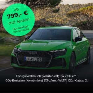 audi rs3 sportback ihr einstieg in die rs welt