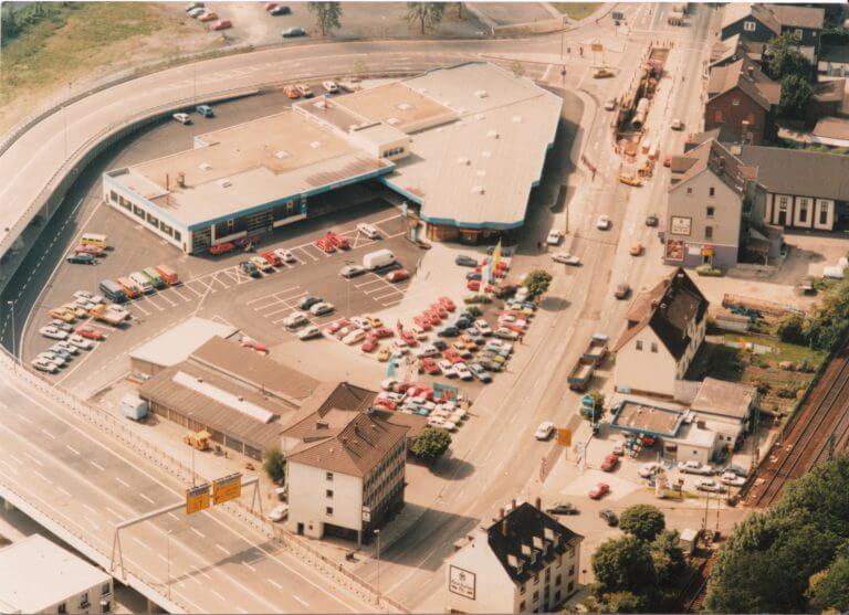 Lauftaufnahme Walter Schneider Kundenzentrum 1983