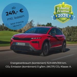 e auto praemie skoda elroq 50