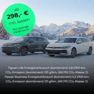 jetzt im familienleasing tiguan und passat