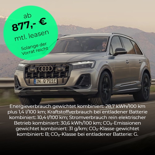 elegant und imposant der audi q7 als plug in hybrid