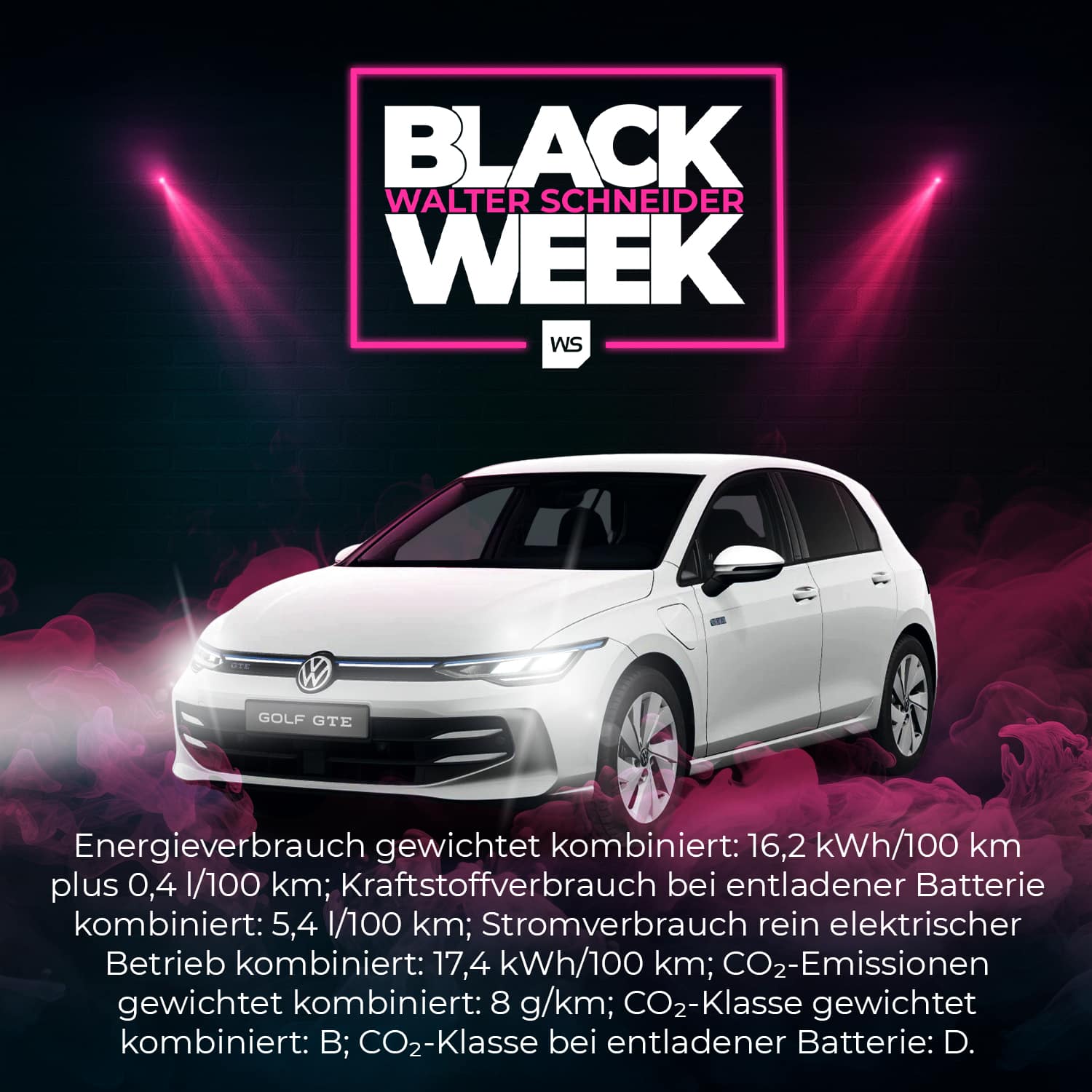 walter schneider black week vw golf gte weiss