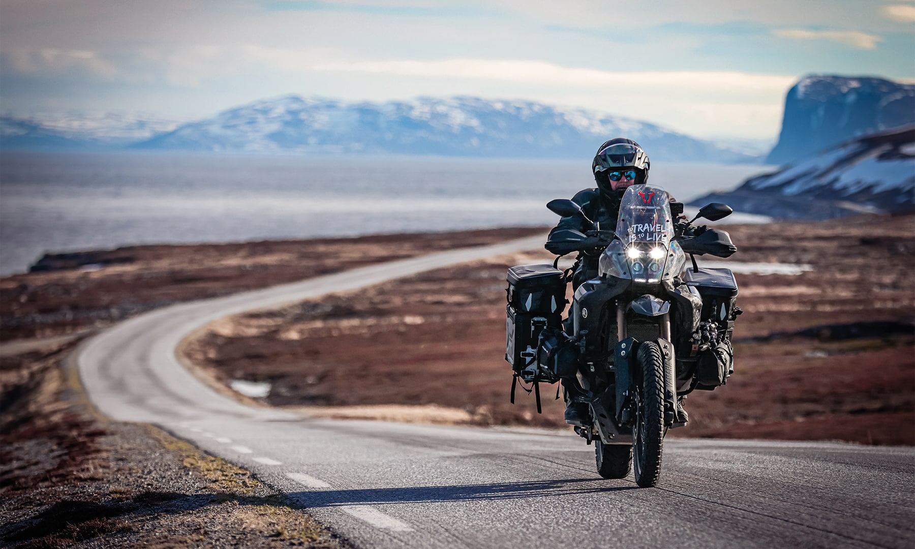 erik peters auf dem motorrad durch norwegen